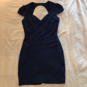 Pre-love Navy Guess Dress Cap Sleeve Keyhole 10
